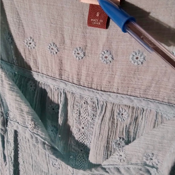 Sonoma Butterfly Sleeve Gauze Blouse Small - Picture 4 of 8